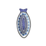 D74 Bunzlau ovale Serveerschaal 30x14,5cm 1061X Serveerschalen D74 Bunzlau ovale Serveerschaal 30x14,5cm 1061X Serveerschalen